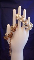 Vintage Costume Jewelry Rhinestone Bracelets