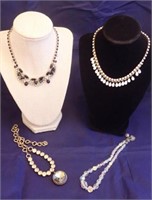 Vintage Rhinestone Necklaces - Cinderella Jewels