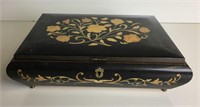 Vintage Wooden Inlay Jewelry Box