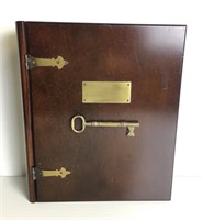 Bombay & Co Mahogany Box with a Brass Key