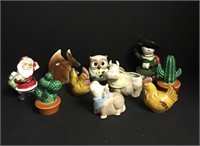Collection of Ceramic Salt & Pepper Shakers