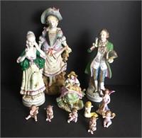 Selection of Ceramic Japanese Figurines