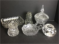 Selection of Cut & Pressed Glass