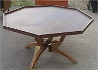 Octagonal Game Table - All Wood