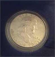 1963 U.S Franklin Half Dollar