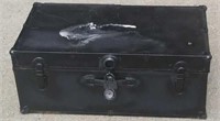 Black Trunk with Items Inside
