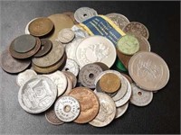 Variety of Tokens, Foreign & Commemorative Coins