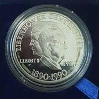Eisenhower Centennial Silver Dollar