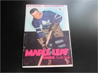 1945 Maple Leaf Gardens Hockey Program
