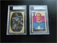 2 1962 Parkhurst Graded Hockey Cards Toronto