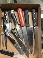 BOX OF MISC KNIVES