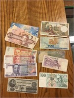 LOT OF FOREIGN MONEY