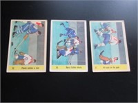 1958 Lot of 3 Parkhurst Hockey Cards