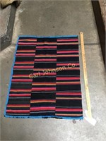 SMALL PATCHWORK WOOL RUG (26" X 34")