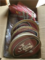 BOX OF SAN FRANCISCO 49ER'S (NFL) PARTYWARE