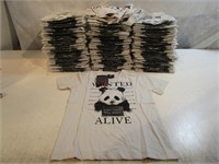Lot de 135 Tee-Shirts Panda gris