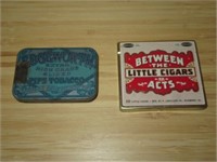 Edgeworth & Between The Acts Tobacco Tins