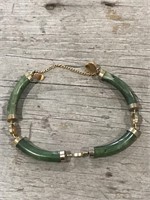 Antique Jade Asian Bracelet Vietnam