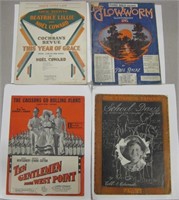 Lot of Various Vintage Piano Music Books
