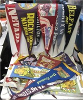 Lot of Various Vintage Tourists Pennants