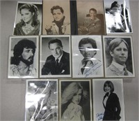 Box of Various B&W Hollywood Photos & Autographs