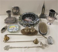 Assorted Vintage Items - Snuffers, Trays & More