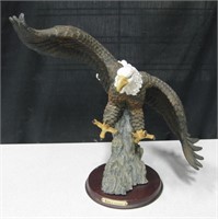 16"H Ruby's Collection Bald Eagle Resin Figure