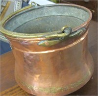 10" Hand Hammered Copper Pot