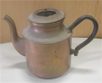 Vintage Copper Coffee Urn / Tea Kettle 7"H