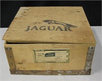 6"x13"x13" Wood Jaguar Parts Storage Box