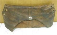 Antique Brown Leather Pony Express Envelope Bag