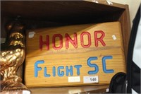 HONOR FLIGHT SC SIGN