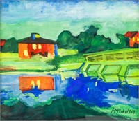 HERMANN MAX PECHSTEIN Gouache on Paper