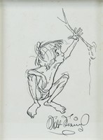 WALT DISNEY American 1901-1966 Ink on Paper