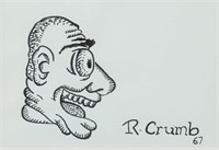 ROBERT CRUMB American b.1943 Ink on Paper