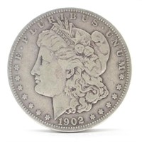 1902-P Morgan Silver Dollar - F