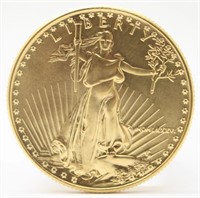 $25 Dollar American Gold Eagle 1/2 oz 999 Fine