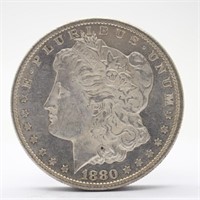 1880-S Morgan Silver Dollar - AU