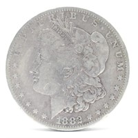 1882-O Morgan Silver Dollar - VF