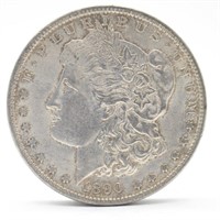 1890-P Morgan Silver Dollar - AU