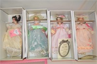 4pc Effanbee Victorian Fashion Dolls NIB