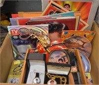 Elvis Collectibles Lot w/ Wrist & Pocket Watches