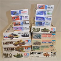 Military Model Kit Lot w/ 8 Sealed Planes