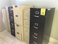 LOT CONSISTING OF: (7) VARIOUS METAL FILE CABINETS
