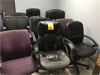 VARIOUS OFFICE CHAIRS