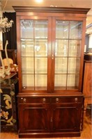 Georgian style mahogany display cabinet