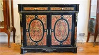 Boulle cabinet with marble top