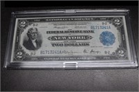 1914 National Currency $2 Battleship