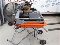 Ridgid Portable 10" Wet Tile Saw w/ Folding Stand