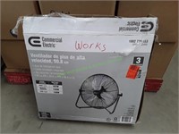 Commercial Electric 20 in High Velocity Floor Fan